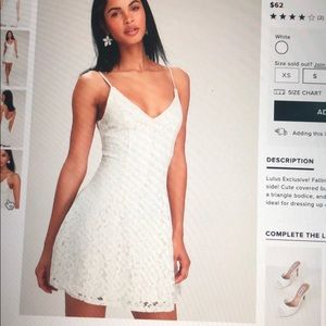 Easy Love White Lace Skater Dress - Lulus